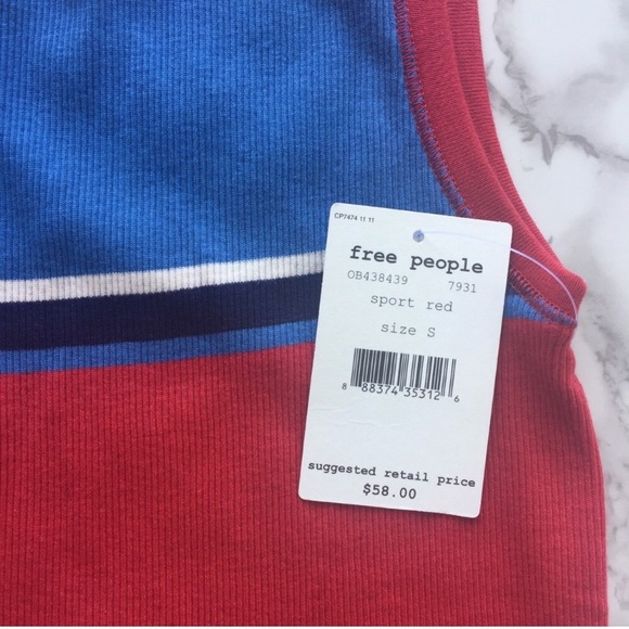 FREE PEOPLE high neck crop tank top - Picture 6 of 6